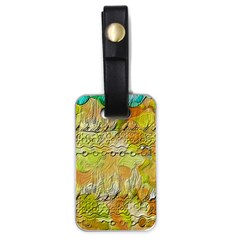 Texture Abstract Background Colors Luggage Tag (one Side) by Vaneshart