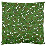 Pepe the Frog Face pattern Green Kekistan meme Standard Flano Cushion Case (One Side) Front