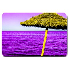 Pop Art Beach Umbrella Large Doormat  by essentialimage