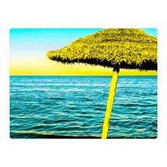 Pop Art Beach Umbrella  Double Sided Flano Blanket (mini)  by essentialimage