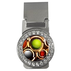 Sport Ball Tennis Golf Football Money Clips (cz)  by HermanTelo