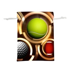 Sport Ball Tennis Golf Football Lightweight Drawstring Pouch (m) by HermanTelo