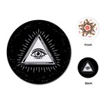 All Seeing Eye Playing Cards Single Design (Round) Front