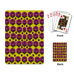 Flower Wreaths Ornate Flowers Decorative Playing Cards Single Design (rectangle) by pepitasart