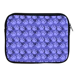 Pattern Texture Feet Dog Blue Apple Ipad 2/3/4 Zipper Cases by HermanTelo