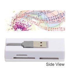 Music Notes Abstract Memory Card Reader (stick) by HermanTelo