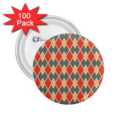 Illustrations Triangle 2 25  Buttons (100 Pack)  by Mariart