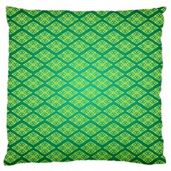 Pattern Texture Geometric Green Standard Flano Cushion Case (one Side) by Mariart