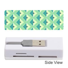 Background Chevron Green Memory Card Reader (stick) by HermanTelo