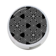 Formes Geometriques Etoiles/carres 4-port Usb Hub (one Side) by kcreatif