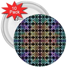 Abstrait Formes Colors 3  Buttons (10 Pack)  by kcreatif