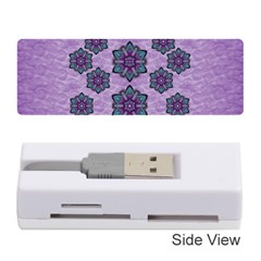 A Gift With Flowers Stars And Bubble Wrap Memory Card Reader (stick) by pepitasart