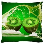 Kiwi Fruit Vitamins Healthy Cut Large Cushion Case (Two Sides) Front