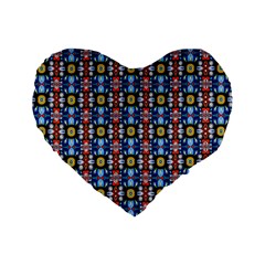 Ab 80 Standard 16  Premium Heart Shape Cushions by ArtworkByPatrick