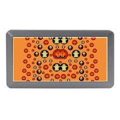 Happy Pumkins And Ghosts And  They Love The Season Memory Card Reader (mini) by pepitasart
