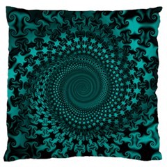Spiral Abstract Pattern Background Large Flano Cushion Case (two Sides) by Wegoenart