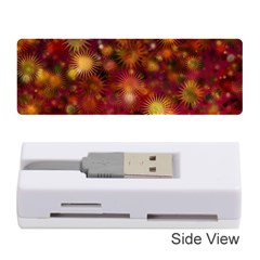 Star Abstract Background Wallpaper Memory Card Reader (stick) by Wegoenart