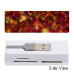 Star Abstract Background Wallpaper Memory Card Reader (Stick) Front