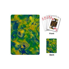 Abstract Texture Background Color Playing Cards Single Design (mini) by Wegoenart