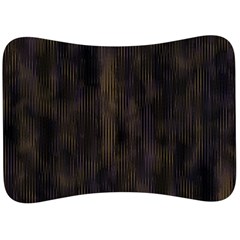 Abstrait Lignes Marron Velour Seat Head Rest Cushion by kcreatif