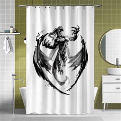 Dragon Design  Shower Curtain 48  X 72  (small)  by myuique