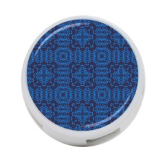 Abstract Seamlesspattern Graphic Lines Vintage Background Blue Elegant Grunge 4-port Usb Hub (one Side) by Vaneshart