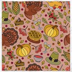 Thanksgiving Pattern Canvas 16  x 16  15.2 x15.41  Canvas - 1