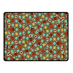Colorful Modern Geometric Print Pattern Double Sided Fleece Blanket (small)  by dflcprintsclothing