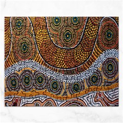 Aboriginal Traditional Pattern Rectangular Jigsaw Puzzl by Sapixe