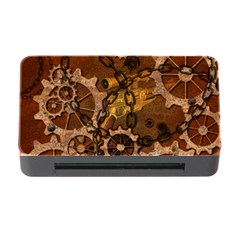 Steampunk Patter With Gears Memory Card Reader With Cf by FantasyWorld7