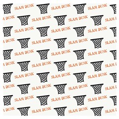Slam Dunk Baskelball Baskets Wooden Puzzle Square by mccallacoulturesports
