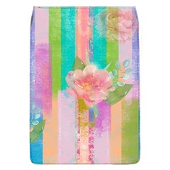 Stripes Floral Print Removable Flap Cover (l) by designsbymallika