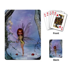 Cute Ittle Fairy With Ladybug Playing Cards Single Design (rectangle) by FantasyWorld7
