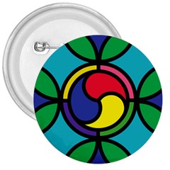 Colors Patterns Scales Geometry 3  Buttons by HermanTelo