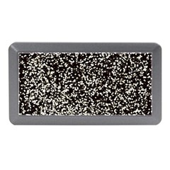 Black And White Confetti Pattern Memory Card Reader (mini) by yoursparklingshop