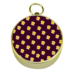I Love Bread Gold Compasses by designsbymallika