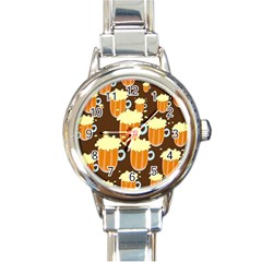 Drink Round Italian Charm Watch by HermanTelo
