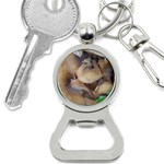 Close Up Mushroom Abstract Bottle Opener Key Chain Front