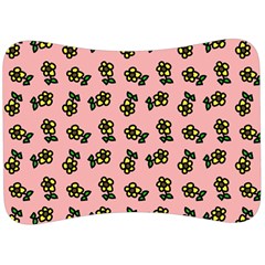 Daisy Pink Velour Seat Head Rest Cushion by snowwhitegirl
