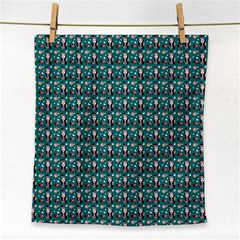 Chrix Pat Teal Face Towel by snowwhitegirl