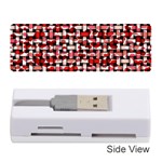 Background Red Summary Memory Card Reader (Stick) Front