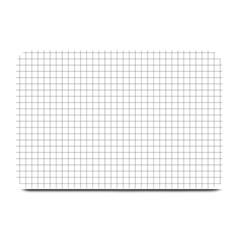 Aesthetic Black And White Grid Paper Imitation Plate Mats by genx