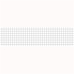 Aesthetic Black And White Grid Paper Imitation Large Bar Mats by genx