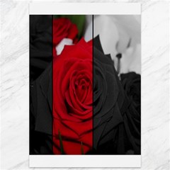 Roses Rouge Fleurs Canvas 12  X 18  by kcreatif