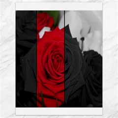 Roses Rouge Fleurs Canvas 18  X 24  by kcreatif