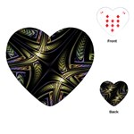 Fractal Texture Pattern Playing Cards Single Design (Heart) Front
