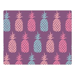 Pineapple Wallpaper Pattern 1462307008mhe Double Sided Flano Blanket (large)  by Sobalvarro