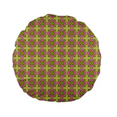 Df Blootomy Standard 15  Premium Flano Round Cushions by deformigo