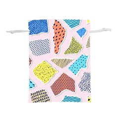 Pattern With Pieces Paper Lightweight Drawstring Pouch (s) by Wegoenart