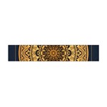 Luxury Mandala Background With Golden Arabesque Pattern Arabic Islamic East Style Premium Vector Flano Scarf (Mini) Back